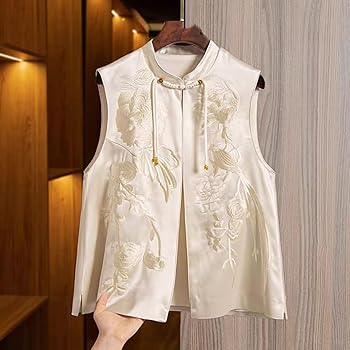 YSTHPED Spring Chinese embroidered vest for women's outer